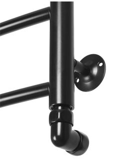 Полотенцесушитель водяной Domoterm Калипсо П7 500x700 чёрный